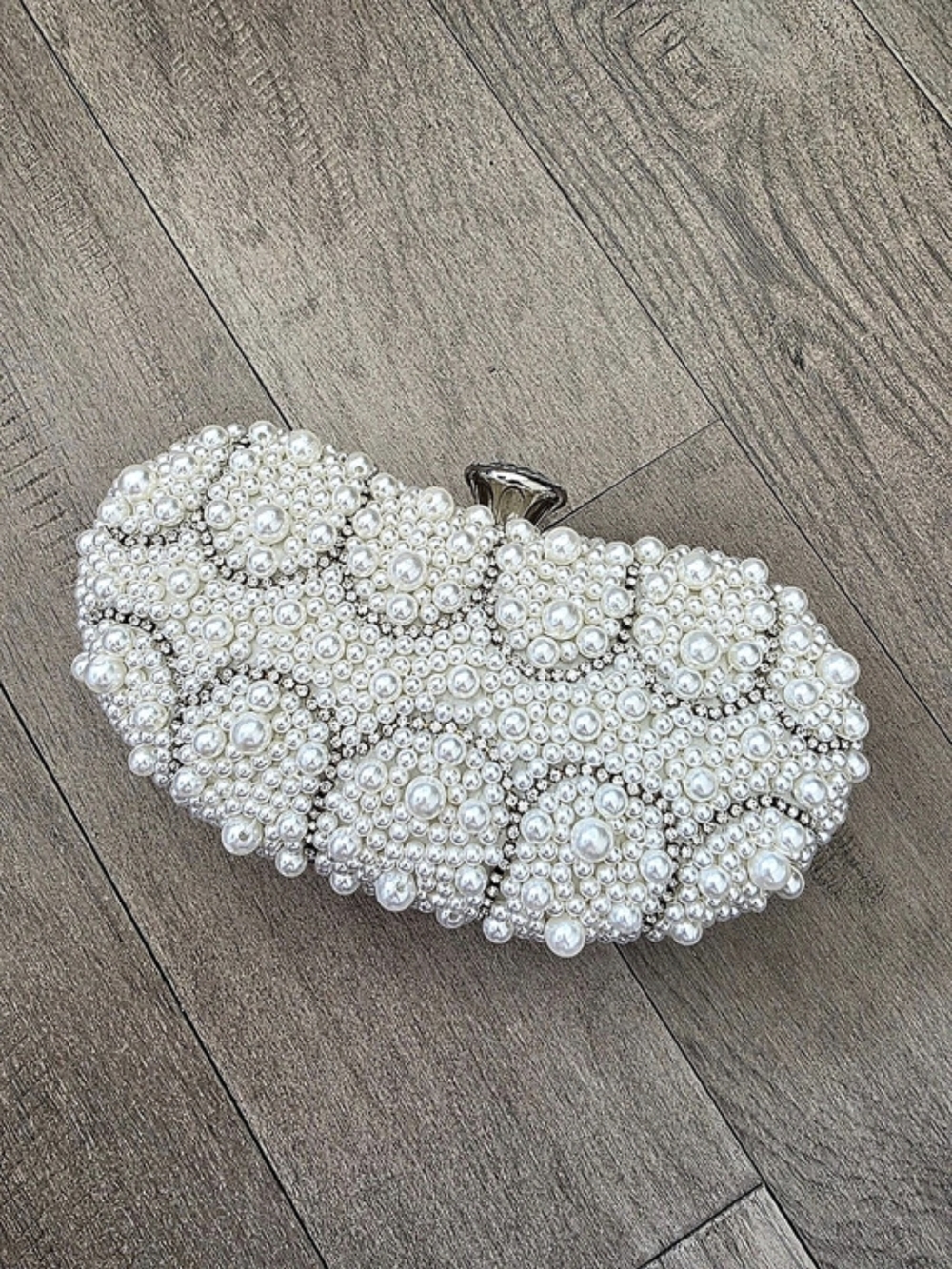 Pearl Beaded Clutch
